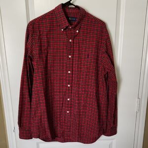 Ralph Lauren Red Plaid Men's Shirt
